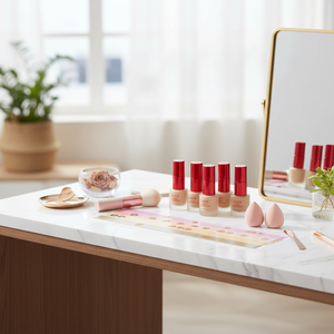หน้ากาก tirrtir พอดีกับรากฐานสีแดง - Product Image 3