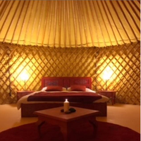 Sinoyurt Personnalisé Hiver En Bois Yourte Maison Énorme 8m Extérieure Yourte Mongole Pour 3-5 Personnes