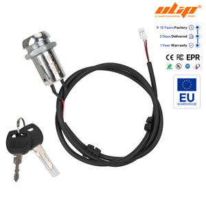 Serrure de porte électrique KuKirin G4 avec 2 clés pour trottinette électrique KUGOO KIRIN Kukirin G4, accessoires de serrure à clé et de commutateur - Product Image 1