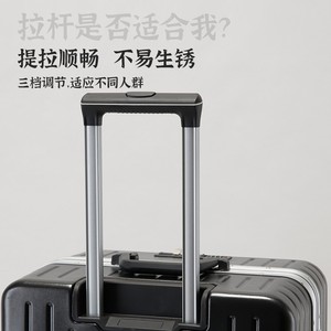 กระเป๋าเดินทางขนาด 20 นิ้ว ล้อหมุนได้ ทนทาน ใช้ได้ทั้งชายและหญิง พร้อมกุญแจรหัส สำหรับการเดินทางพักผ่อน ลายทาง - Product Image 4