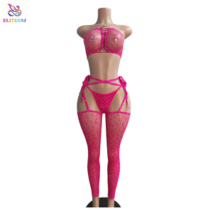 ELITES Europe et Amérique, combinaison sexy pour jeux de rôle, tenue de club, lingerie en résille - Product Image 4