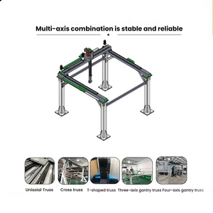 Module de mouvement linéaire à crémaillère pour robot manipulateur de treillis à axe CNC robuste pour le chargement automatique des machines CNC - Product Image 4