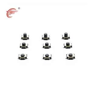 Pcb 2-लीड यू-आकार के पैर 3*<span class=keywords><strong>4</strong></span>*1.8-3.0/5.0h अनुकूलन स्पर्श स्विच 1nc lcp सामग्री रोह - Product Image 1