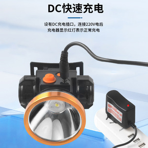 Linterna Frontal LED Tingyang Recargable con Batería, 120 Lm/W, Luz Blanca, Iluminación para Pesca al Aire Libre - Product Image 3