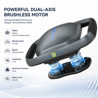 Masseur musculaire portable à vibration par percussion, moteur à balais, massage des tissus profonds, 4 vitesses réglables, rechargeable, outil de relaxation
