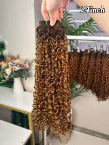 SDD皮克斯卷曲发束100% 人发超双拉T4/30 - Product Image 2