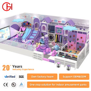 Aire de jeux intérieure durable et colorée pour enfants, avec toboggan souple et piscine à balles, idéale pour les centres de divertissement familial - Product Image 1