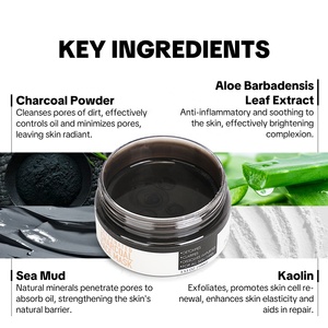Làm sạch sâu có ga Mặt nạ bong bóng mặt chống mụn trứng cá kiểm soát dầu Mặt nạ bong bóng mặt nạ đất sét bùn vẻ đẹp chăm sóc khuôn mặt - Product Image 2