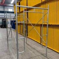 Andamios Industriales Completos, Portátiles, Móviles, Trapezoidales, para Decoración de Escaleras, Galvanizados Q235