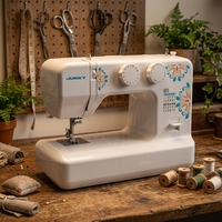 Machine à coudre domestique multifonctionnelle, nouveau modèle populaire, 24 points droits, moteur intégré, pour usage domestique, diverses apparences