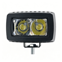 Nouvelle lampe de travail rectangulaire LED 3 pouces 6W, étanche IP68, 12-48V, 400LM, 6000K, lampe auxiliaire de conduite pour camions tout-terrain et chariots élévateurs