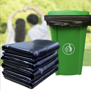 High Quality Contractor Trash Bag Factory's Best Selling 40 50 60 Gallon Black Garbage Bags Dustbin Liners <b>Plastic</b> Bags - Product Image 5