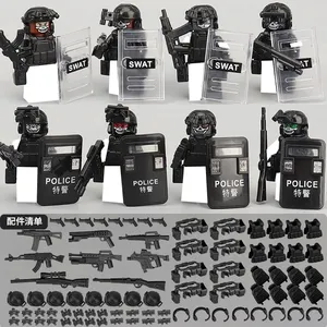 Set di Costruzioni Militari Speciali: Giocattoli SWAT, Fantasmini Fantasma, Soldati della Polizia, Esercito, Action Figure, Armi e Mattoncini - Product Image 5