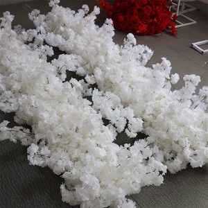 Décoration d'arche de mariage de haute qualité en gros, simulation de fleurs de <span class=keywords><strong>cerisier</strong></span> blanches, fleurs artificielles de <span class=keywords><strong>cerisier</strong></span> pour table - Product Image 3