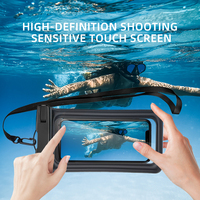 Étui de téléphone portable personnalisé en TPU, étanche IPX8, pochette flottante pour téléphone, sac étanche pour téléphone portable