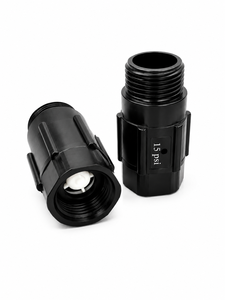 Régulateur de pression à faible débit 15 PSI à raccord fileté noir pour l'irrigation des pelouses et des parcs - Product Image 4