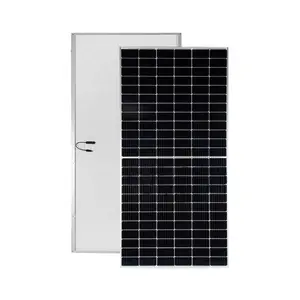 Bifacial 태양 전지판 400W 450W 500W 550W 단청 절반 세포 광전지 패널 PV 단위 가격
