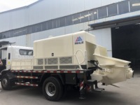 Pompe à béton diesel montée sur camion télécommandée MINLE, productivité de 50 m³/h pour les projets de construction - Placement sûr et précis