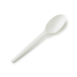 Ensemble de couverts jetables chinois compostables en CPLA pour dégustation (fourchette, couteau, cuillère) – Personnalisable pour mariage - Product Image 1