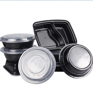 <span class=keywords><strong>16oz</strong></span> 24oz 32oz 48oz Vòng dùng một lần lò vi sóng nhựa <span class=keywords><strong>PP</strong></span> Takeaway hộp đựng thức ăn - Product Image 4