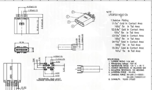 เต้ารับ Type-c14P แบบตัวเมีย 3.1 แบบเสียบตรง 180 องศา H10.0 ขาเสียบแบบง่ามสูง ปลั๊กแนวตั้ง บอร์ดเชื่อมต่อ USB - Product Image 3