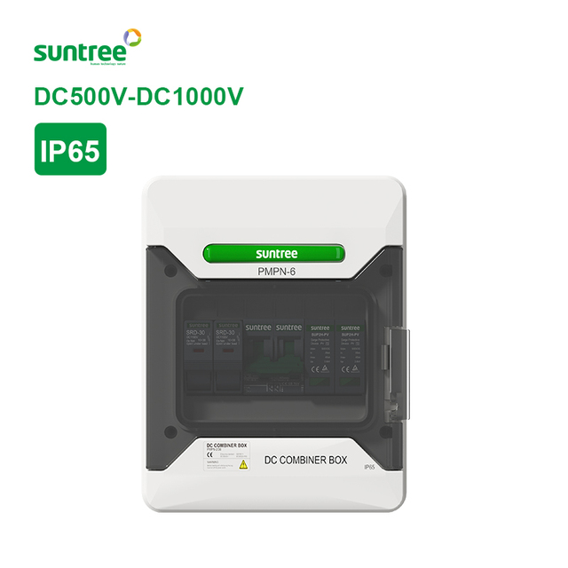 Solar Pv Array Strings Combiner Box Junction Box 1000v 1-4 Strings Combiner IP65 Waterproof Distribution Box