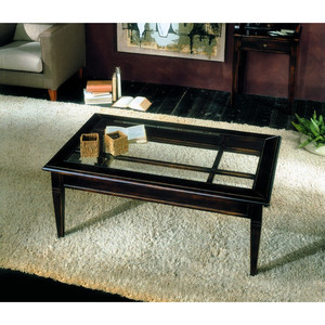 Tavolino grigliato con pavimento in vetro Design unico per stile e funzionalità - Product Image 1