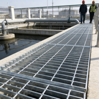 Grilles antidérapantes galvanisées à chaud robustes – Prix des grilles en acier de style plat pour sols
