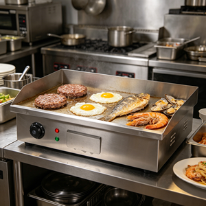 Commercial Stainless Steel Electric <b>Griddle</b> <b>Flat</b> <b>Top</b> Grill For Restaurant Kitchen Equipment 220-240V CE Certified - Product Image 5