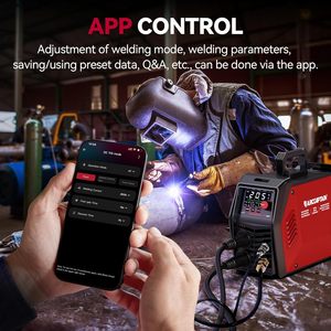 ARCCAPTAIN IControl TIG205Pro 120V/240V, Máquina de Soldadura Multiproceso 5 en 1 con Pantalla LED Grande, 2T/4T - Product Image 4