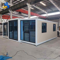Casa Contenedor Prefabricada Modular de Madera Contemporánea de 40 pies para Uso de Oficina