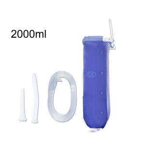 2L Medische Wegwerp Siliconen PVC Doucheballon <span class=keywords><strong>Enema</strong></span> Set <span class=keywords><strong>Enema</strong></span> Zak - Product Image 1