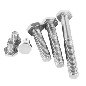 สลักเกลียวหกเหลี่ยมหนักพร้อมน็อตและแหวนรอง เหล็กกล้าคาร์บอนชุบสังกะสี M16-M48 - Product Image 1
