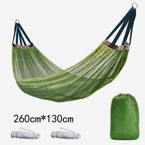 Hamaca Plegable de Tela Tipo Paracaídas, Portátil, Ligera, para Acampar al Aire Libre, para 2 Personas, de Malla de Seda de Hielo, para Todas las Estaciones - Product Image 1