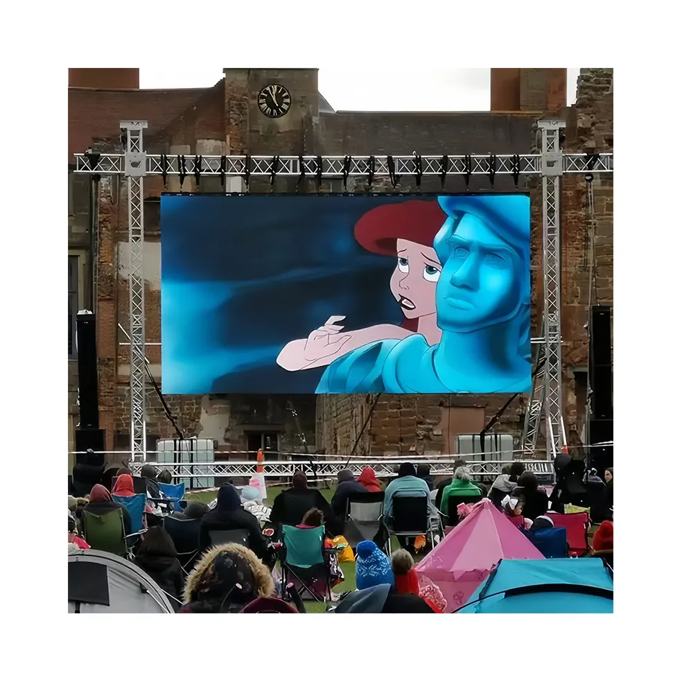 3840Hz Verhuur Led Display Scherm Voor Concert Chur Ware Kleur 180 Graden Verhuur Led Display Reclamebord