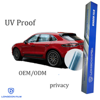 Film pour vitres de voiture anti-UV, film teinté isolant thermique, anti-rayures, protection de la vie privée, nano-céramique PET 2 mil, film teinté pour vitres, 8 ans
