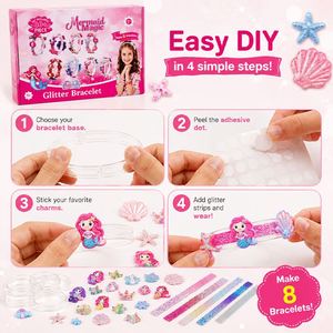Kawaii Teen Girls Hair Accessories Kit DIY Alice <b>Headband</b> Bracelet Butterfly Bow Cartoon Party Favor Pack Gift - Product Image 3