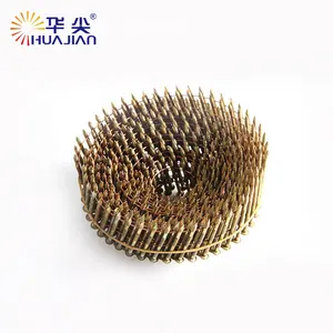 Highest Level 3.1*90mm Screw Shank Pallet Nails Grip Rite Coil Clout Nail