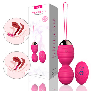 Bola de Ejercicio Kegel Inalámbrica <span class=keywords><strong>MELO</strong></span> con Control Remoto, Resistente al Agua IPX7, Frecuencia Ajustable, para Entrenamiento Íntimo Femenino - Product Image 1