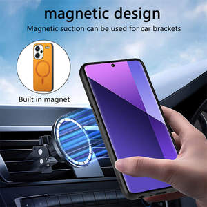 Funda de teléfono Cortex de carga inalámbrica de lujo para Xiaomi Poco C65 M6 X6 para Redmi Note 13 Pro Plus K70 <span class=keywords><strong>A3</strong></span> 13C cubierta de parachoques magnético - Product Image 5