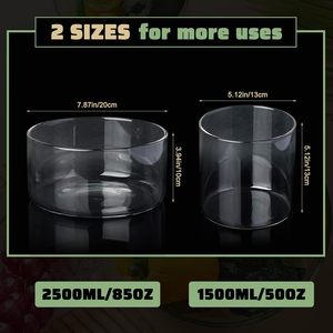 Lớn rõ ràng thủy tinh trái cây trifle và salad Bát lò vi sóng và máy rửa chén an toàn tùy chỉnh kỹ thuật cho bữa tiệc phục vụ - Product Image 2