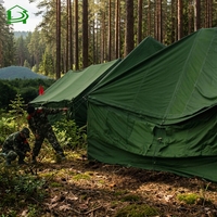 Grande tente extérieure de refuge de secours en cas de catastrophe imperméable de pavillon d'hiver pour la catastrophe d'incendie de tremblement de terre