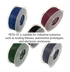Filamento de Impresión 3D PETG Reforzado con Fibra de Carbono, Alta Rigidez, Baja Contracción, 1.75mm, Diámetro Estable, Material PETG con Fibra de Carbono para FDM 3 - Product Image 2