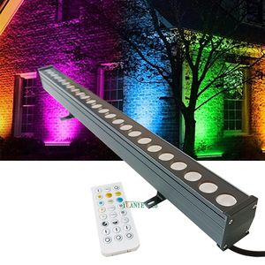 2024 giáng sinh trang trí LED Tường máy giặt Đèn ngoài trời <span class=keywords><strong>IP67</strong></span> tuyến tính mỏng thanh ánh sáng có thể điều chỉnh - Product Image 1