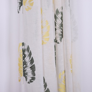 Rideau pur brodé en polyester de style français moderne, pour salon, nouveau style - Product Image 2