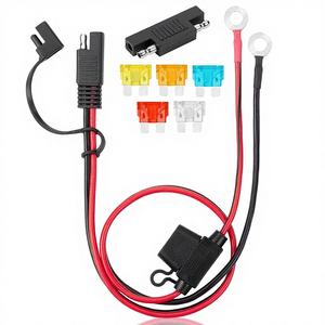 Batterieanschluss <span class=keywords><strong>2</strong></span> FT 12 AWG O-Ring-Kabelbaum 5A-25A Schutzsicherungen Politätsumkehr-Adapter <span class=keywords><strong>2</strong></span>-Pin Kupferleiter Automobil - Product Image 1