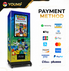 Máquina Expendedora de Tarjetas Coleccionables de Pokémon con Sistema de Pago sin Efectivo Open SDK, Capacidad Personalizada con Lector de Tarjetas para Niños - Product Image 3