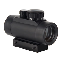 Lunette de visée point rouge LUGER 1X40, corps en plastique, point rouge vert, 5 niveaux de luminosité, compatible avec 11mm/20mm