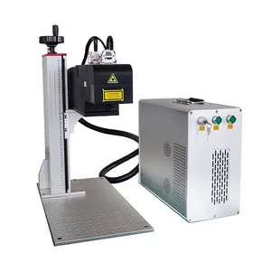 Machine de marquage laser à fibre dynamique 3D, marqueur de gravure rotatif en métal, Raycus JPT, 50W, 60W, 100W