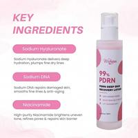 Lotion de Récupération Cutanée Profonde PDRN, Hydratant Visage Réparateur de Barrière Cutanée, Anti-Âge, Lait Hydratant pour le Soin de la Peau